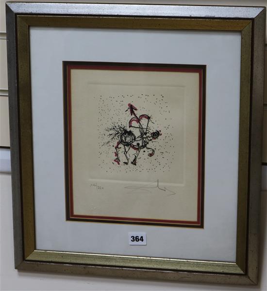 Salvador Dali (1904-1989) Apparatus and Hand 10 x 8.5in. COA from Royal Art Ltd of Hollywood California